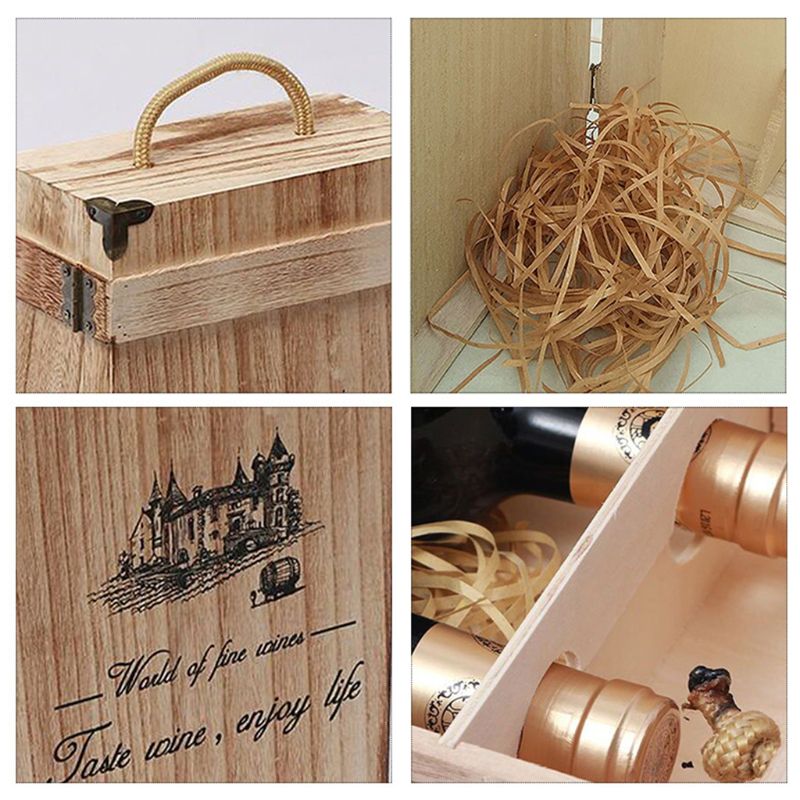 Porte Bouteille Bois Original