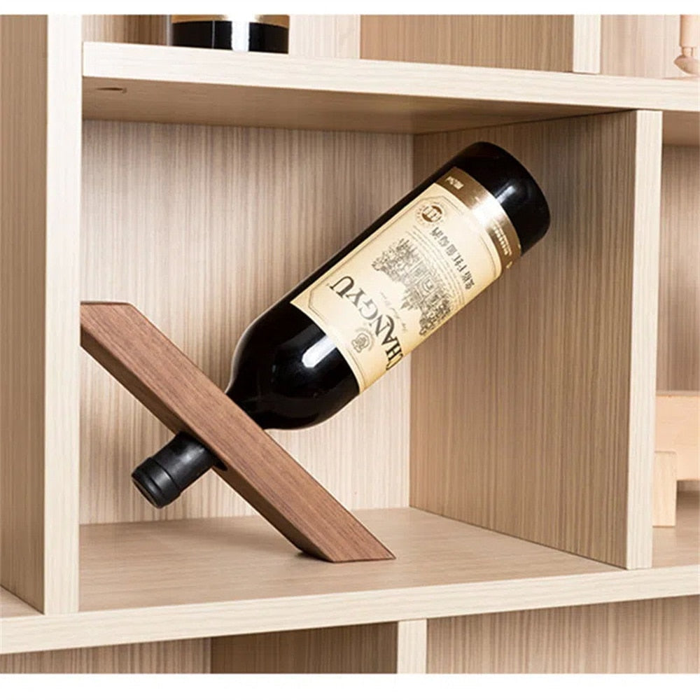 Porte Bouteille Bois Equilibre