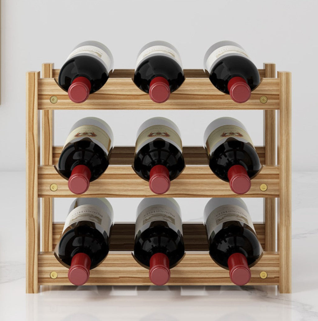Casier Range Bouteille Bois